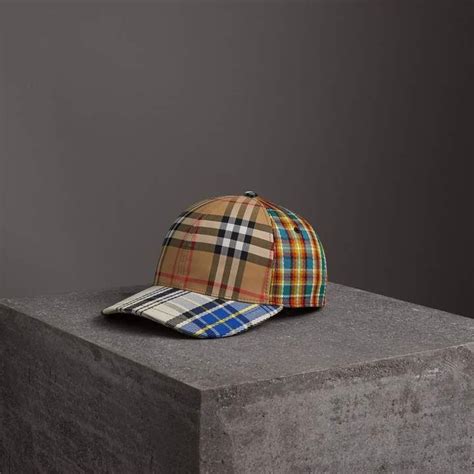 burberry patchwork hat|Burberry signatures for men.